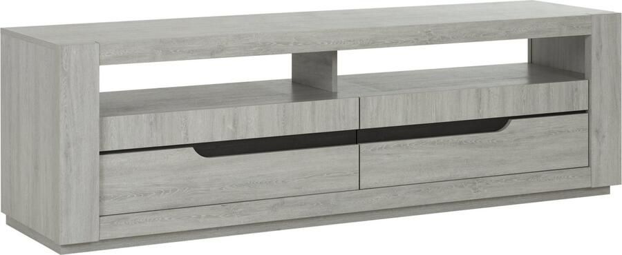 Gami TV Meubel Tv-meubel Lanthe 2 lades 180 179cm Grijs - Foto 2