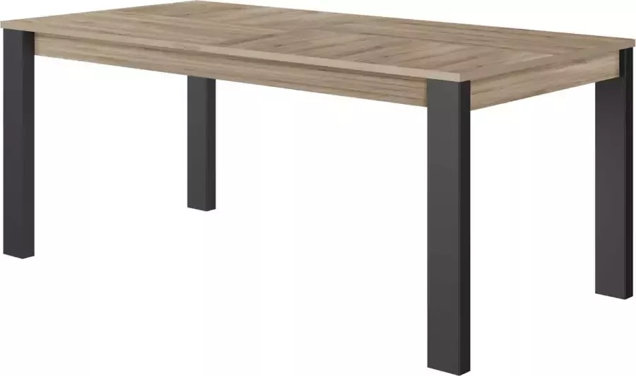 Gami Uitschuifbare eettafel Clive- 6 tot 10 personen eikdecor - Foto 2