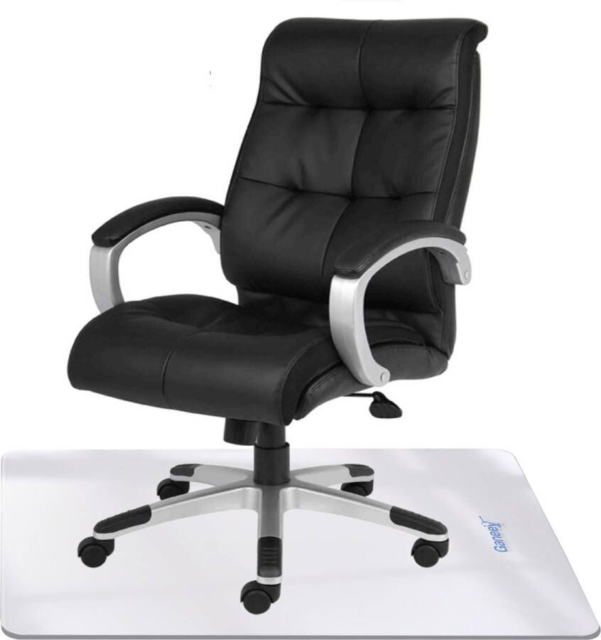 Ganeey Bureaustoelmat Vloerbeschermer Bureaustoel Transparante Vloermat Voor harde Vloeren en Vloerbedekking 90 x 120