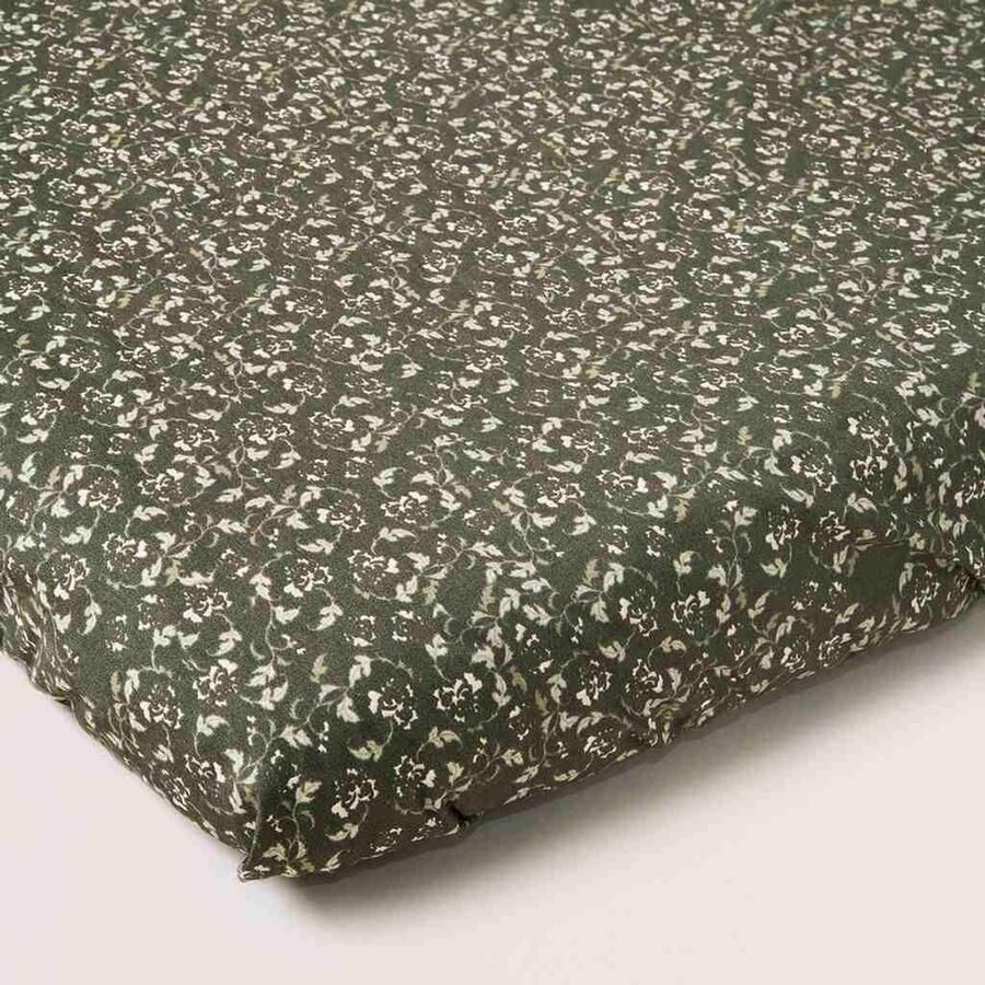 Garbo & Friends Hoeslaken Ledikant Floral Moss 60 x 120 cm