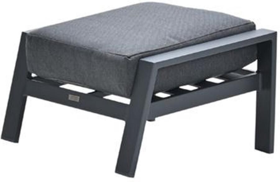 Garden Impressions Lincoln voetenbank carbon black reflex black