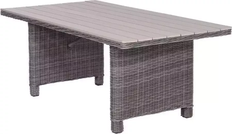 Garden Impressions Milwaukee lounge dining tafel 170x90xH70 cm earl grey