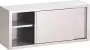 Gastro Inox Gastro-Inox RVS Wandkast Met Schuifdeuren 1900(l)x400(d)x600(h)mm Gastro-Inox 303.111 - Thumbnail 1