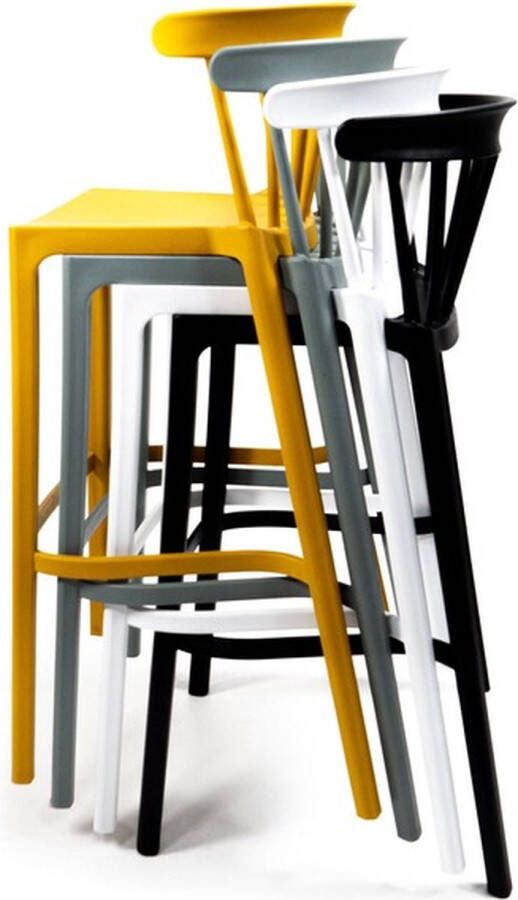 Gastronoble Windson Polypropyleen Stoelen Okergeel (4 Stuks) FT977 Horeca & Professioneel - Foto 3