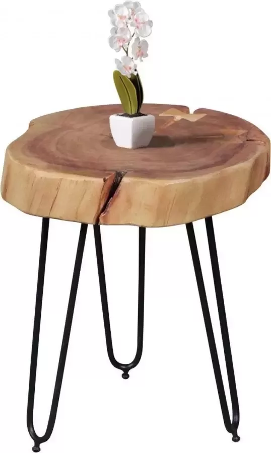 Gate39 Bagli 30 x 30 Bijzettafel Lichtbruin