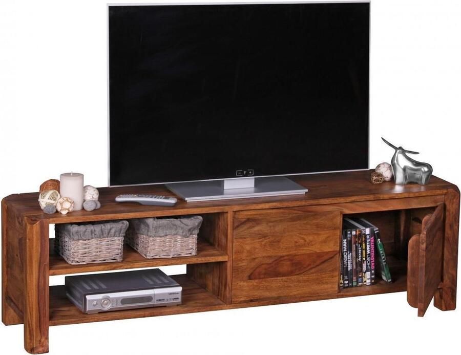 Wohnling Tv-meubel sheeshamhout 140 cm breed