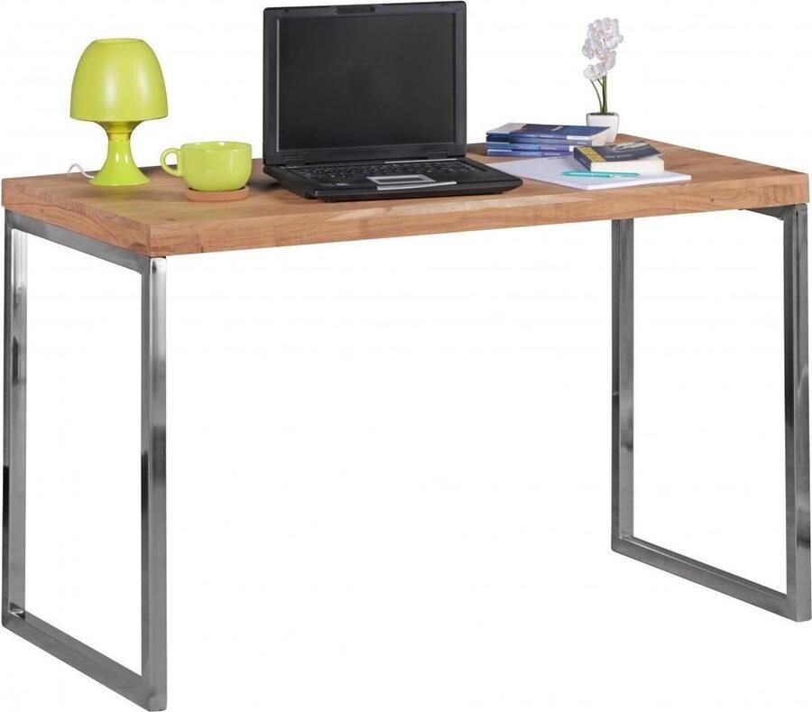 Wohnling Bureau acaciahout 120 cm breed