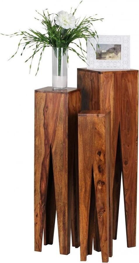 Gate39 Kada set van 3 Bijzettafel Bruin