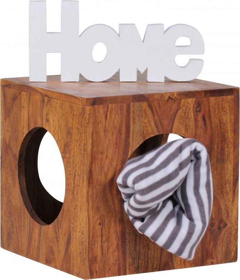 Gate39 Mumbai 35 x 35 Bijzettafel Bruin