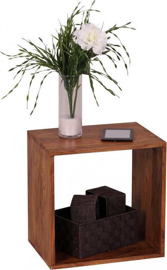 Gate39 Mumbai 43.5 x 33 Bijzettafel Bruin