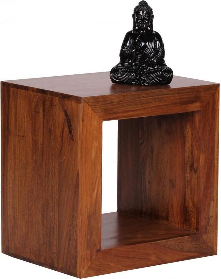 Gate39 Mumbai 44 x 33 Bijzettafel Bruin