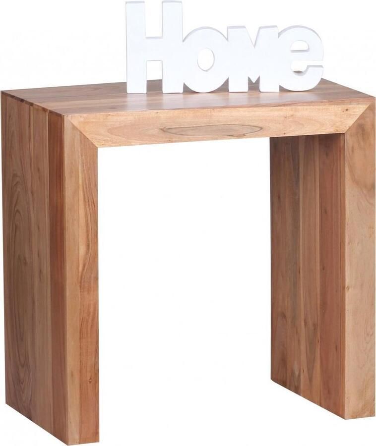 Gate39 Mumbai 60 x 60 Bijzettafel Lichtbruin