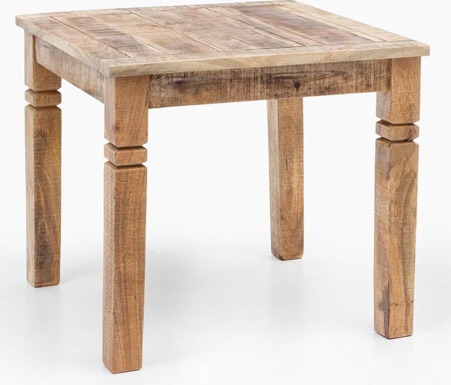 Wohnling Eettafel RUSTICA mangohout 80 cm WL5.077 - Foto 2