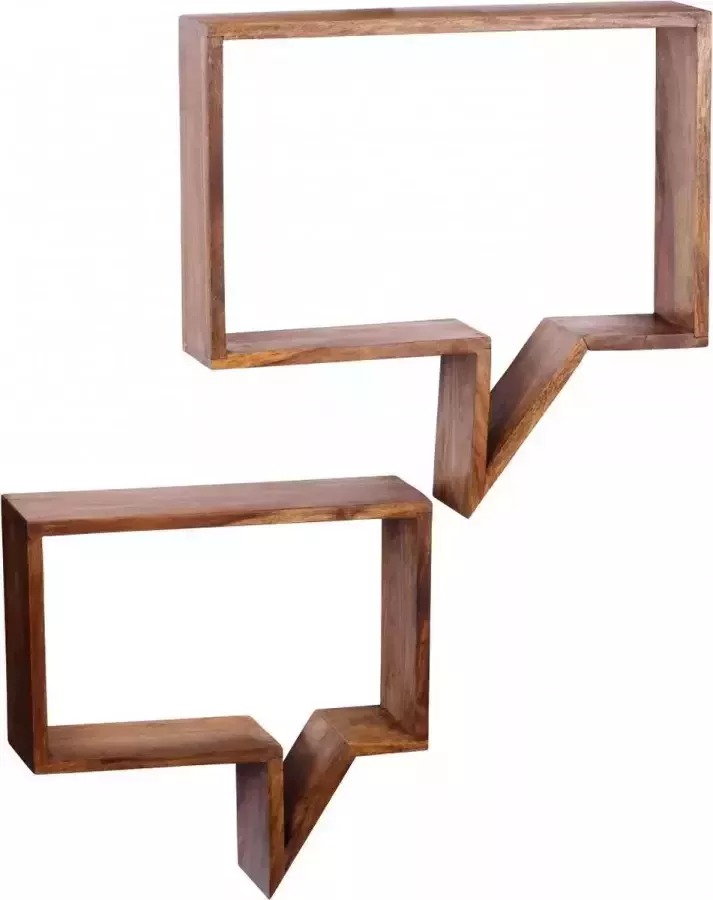 Wohnling Wandplank MUMBAI sheeshamhout 50 cm