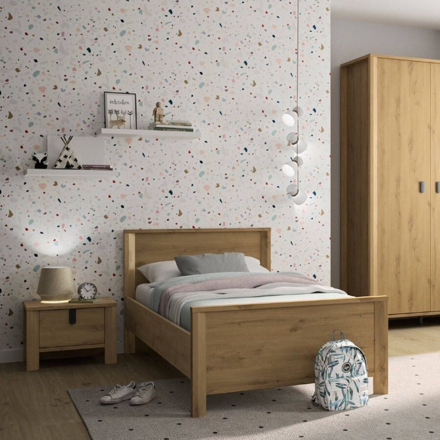 Gautier Lugano kinderbed 90x200 Eiken - Foto 2