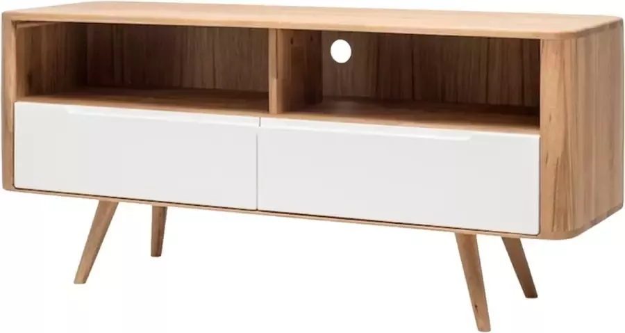 Gazzda Ena tv sideboard 135 houten tv meubel naturel 135 x 42 cm