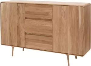 Gazzda Fawn dresser houten ladekast naturel 180 x 110 cm