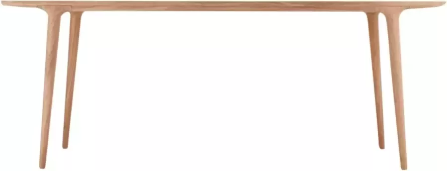 Gazzda Fawn table houten eettafel naturel 200 x 90 cm