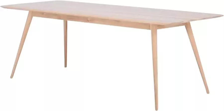 Gazzda Stafa table houten eettafel whitewash 200 x 90 cm