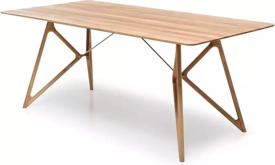 Gazzda Tink Table Houten Eettafel Massief Eikenhout Rechthoekig Eetkamertafel Scandinavisch Hardwax Oil Naturel 200 x 90 cm