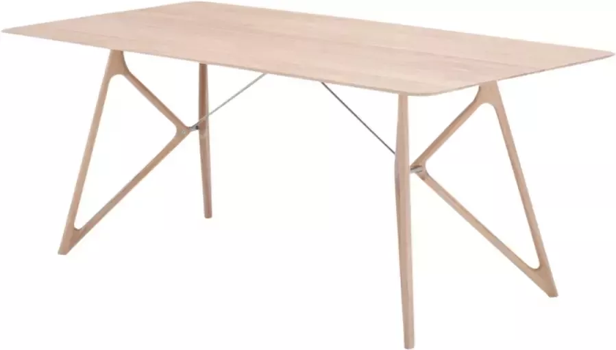 Gazzda Tink table houten eettafel whitewash 180 x 90 cm