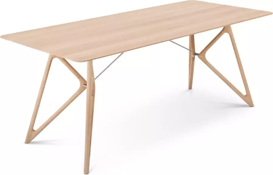 Gazzda Tink table houten eettafel whitewash 200 x 90 cm