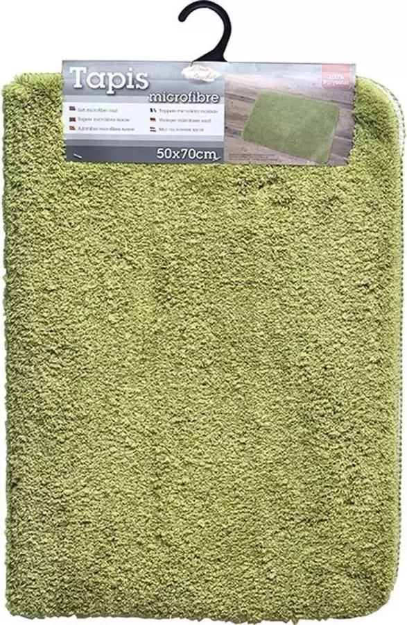 Gebor Mooie Anti Slip Badkamermat – Micro Vezel Badmat Douchemat – Anijs Groen 50x70CM Antislip Vloerkleed Mat voor in Badkamer Toilet WC – Badkamer