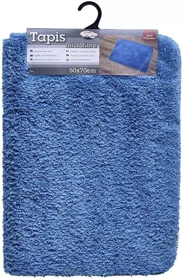 Gebor Mooie Anti Slip Badkamermat – Micro Vezel Badmat Douchemat Turquoise 50x70CM Antislip Vloerkleed Mat voor in Badkamer Toilet WC – Badkamer