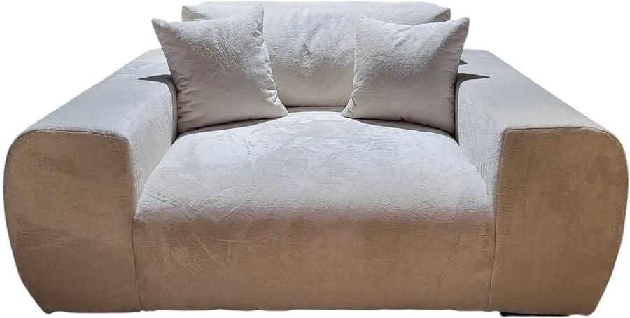 Zetelsenbedden.be Big Sofa Fotel Pink velvet Bank Bigsofa Small versie XXL Zitbank Sorisso seatsandbeds