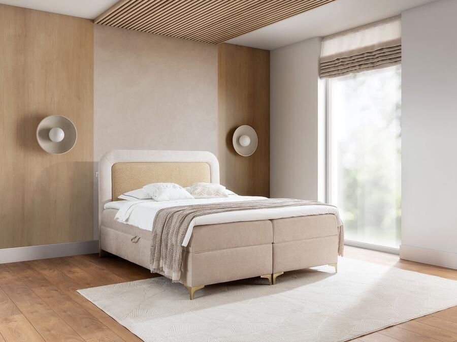 Zetelsenbedden.be Hoekbank Reyiz Zwart+Grijs U shape hoeksalon met bedfunctie en opbergruimte Rechts SeatsandBeds U vormige bank