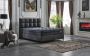 Zetelsenbedden.be boxspring olimpos- 160x200cm- zonder matras- met opbergruimte- donkergrijs velvet - Thumbnail 2