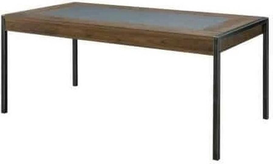 Geen merk eettafel indus chic- donker bruin- rechthoek- eettafel voor 6 personen- eetkamer- woonkamer