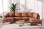 Zetelsenbedden.be Hoekbank Josua Josy Velvet Grijs Limited edition zetel met bedfunctie Hoeksalon met opbergruimte velours - Thumbnail 1