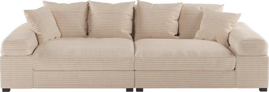 Geen merk Zitbank big sofa Fatguy Beige Corduroy big bigsofa zetel Hoekbanken en hoeksalon bij zetelsenbedden