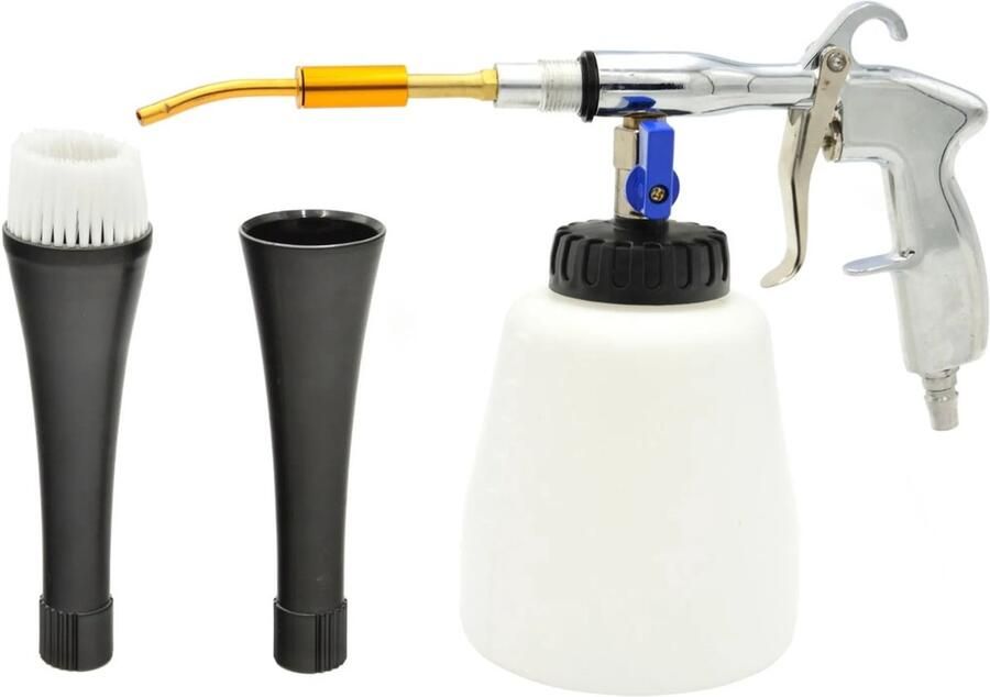 Geko Washing gun metalen nozzle roestvrijstalen lager 1000 ml fles 6 5-9 bar werkdruk