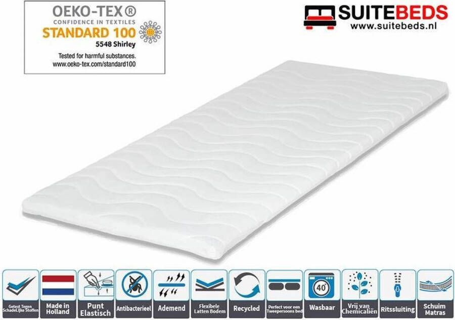 Gentle Sleep topper nasa traagschuim Visco 130x210 -7cm