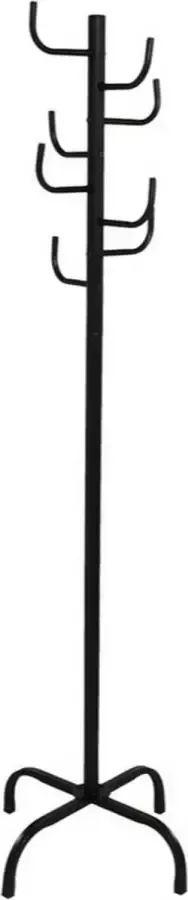 Gerim port kapstok zwart ijzer 8 haken 50 x 175 cm