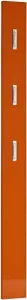 Germania Colorado Kapstokpaneel HG Wandkapstok 15x4cm Hout Metaal Oranje