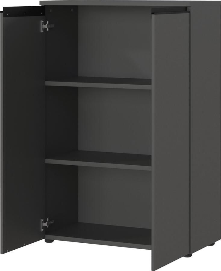 Germania Bedano Grafiet Kantoorkast 2-Deuren