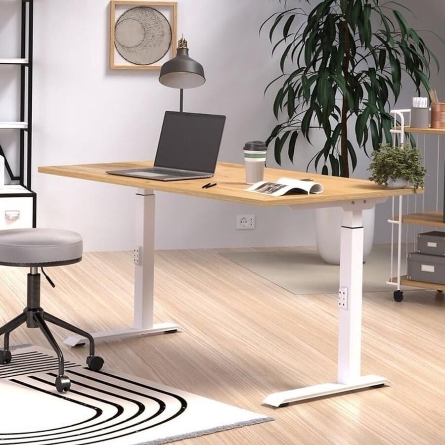 GERMANIA Bureau Downey hoogte verstelbaar van 68-91 cm beschikbaar in verschillende breedtes - Foto 2