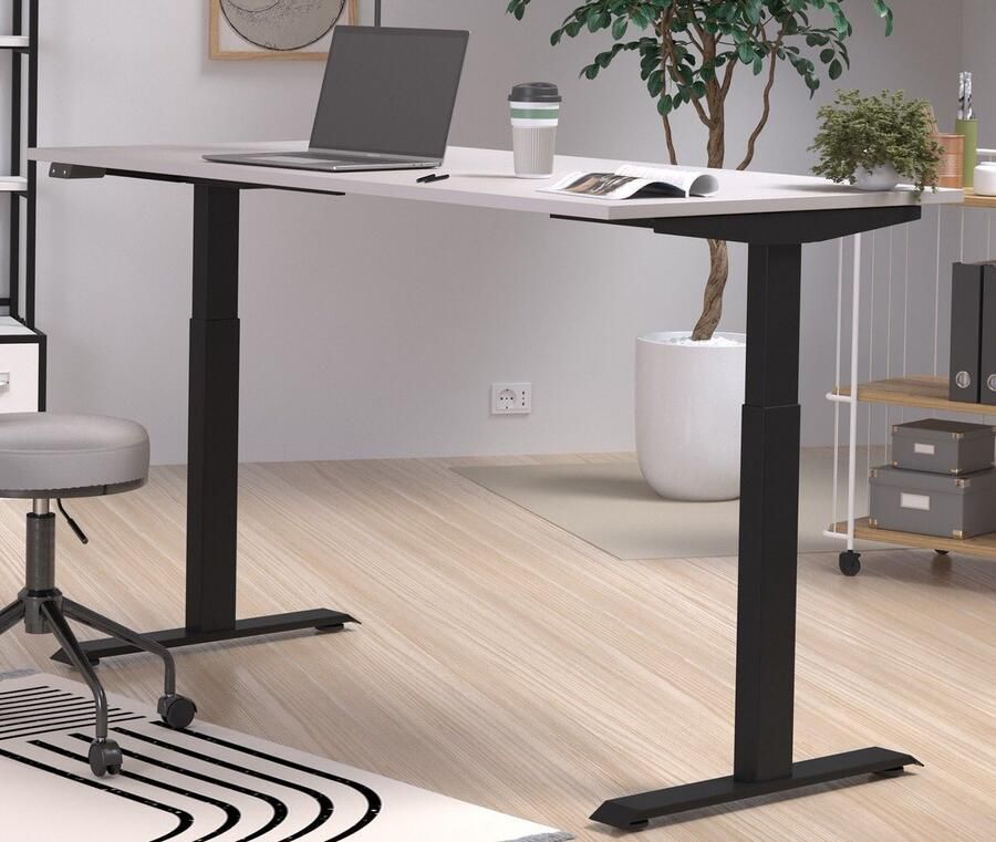 GERMANIA Bureau Jet elektrisch in hoogte verstelbaar moderne kleurvariaties breedte 120 140 160 180 cm made in germany - Foto 2