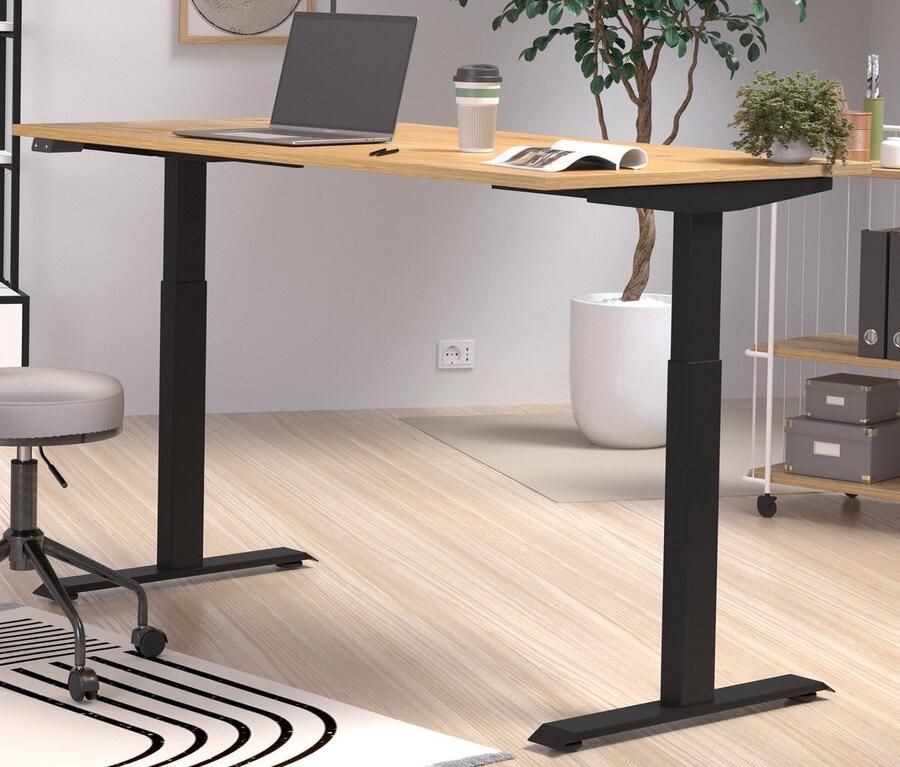 GERMANIA Bureau Jet elektrisch in hoogte verstelbaar moderne kleurvariaties breedte 120 140 160 180 cm made in germany - Foto 2