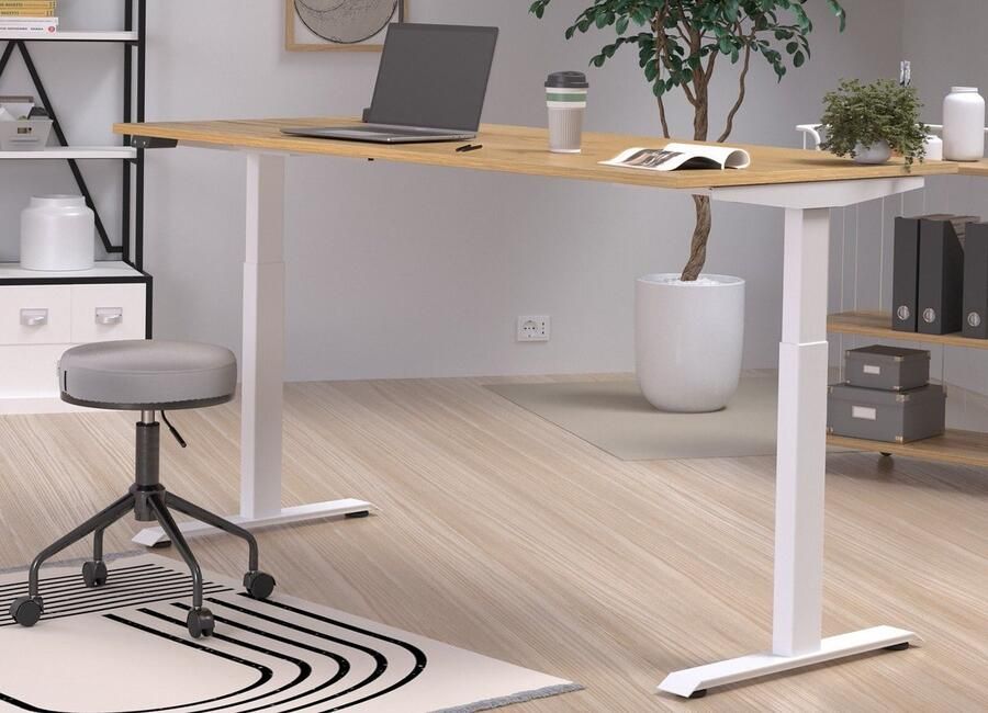 GERMANIA Bureau Jet elektrisch in hoogte verstelbaar moderne kleurvariaties breedte 120 140 160 180 cm made in germany - Foto 2