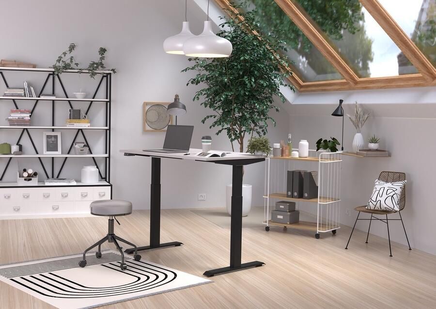 GERMANIA Bureau Jet elektrisch in hoogte verstelbaar moderne kleurvariaties breedte 120 140 160 180 cm made in germany - Foto 5