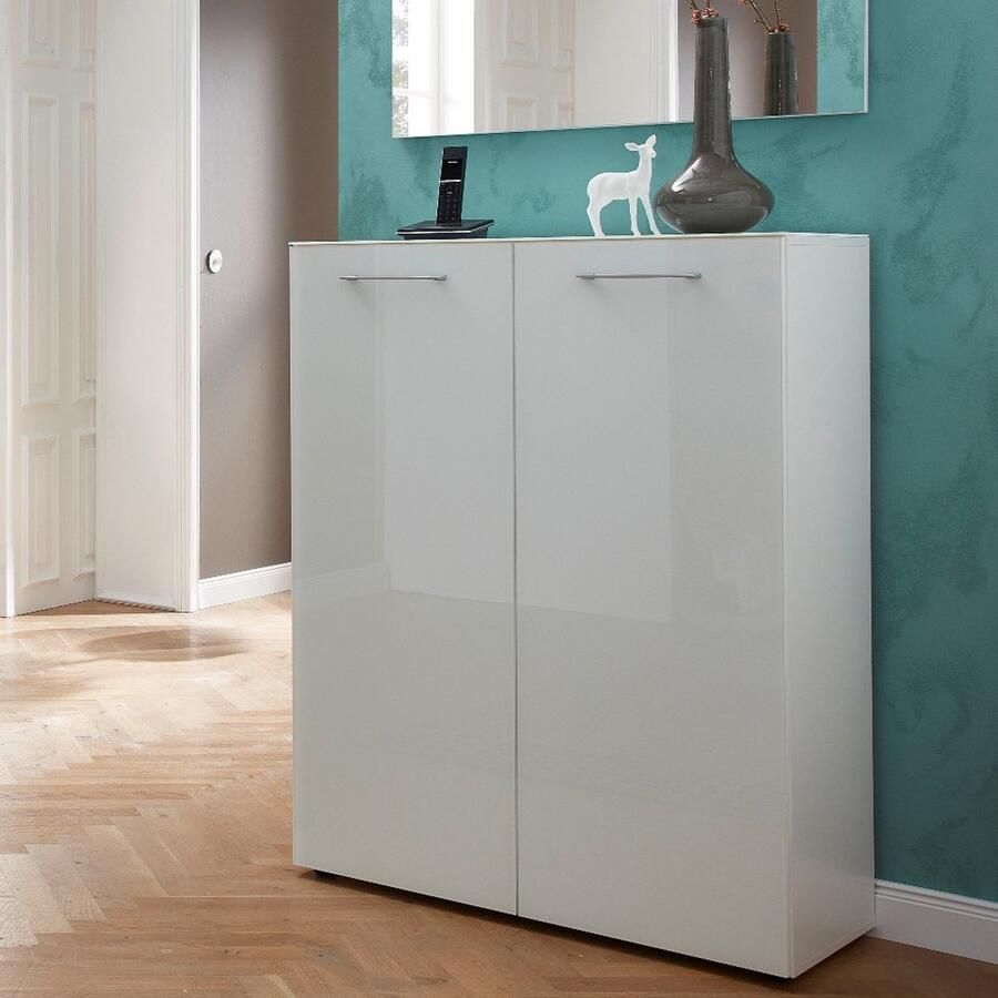 Germania Kapstokpaneel Scalea L97 x B30 x H144 cm Hoogglans Wit - Foto 2