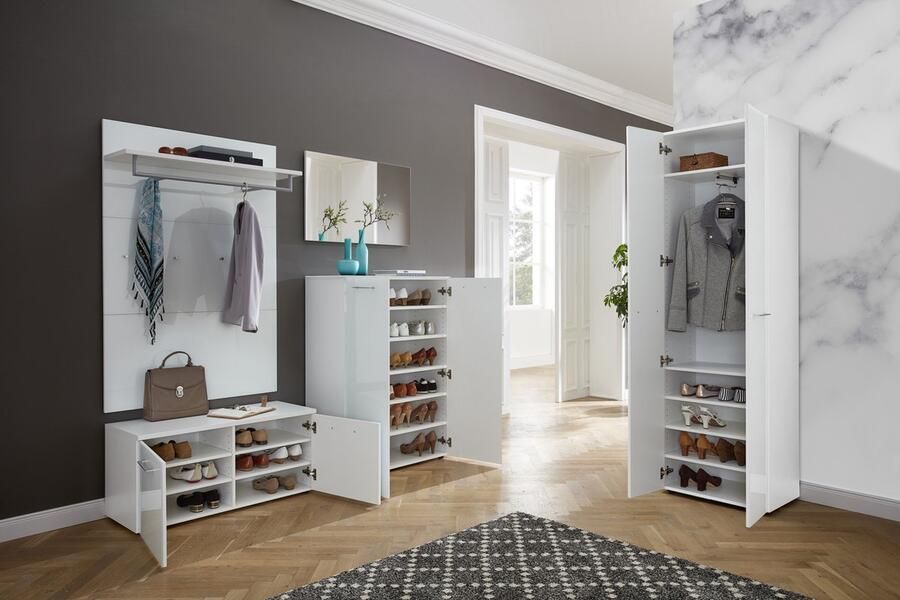 Germania Kapstokpaneel Scalea L97 x B30 x H144 cm Hoogglans Wit - Foto 17