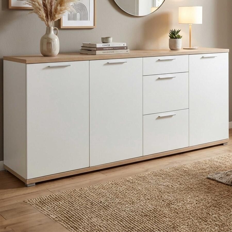 Germania Top Dressoir Bruin Hout Metaal - Foto 2