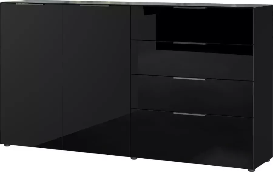 GERMANIA Dressoir OAKLAND in 2 breedten fronten en bovenblad met glas-inlay - Foto 2