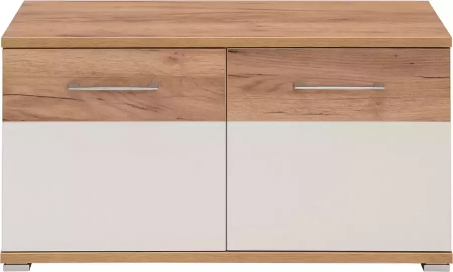 Germania -Schoenenkast-Topix-96x40x50 4-cm-wit-en-eikenkleurig - Foto 10