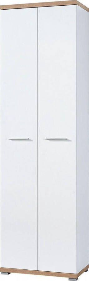 Germania Garderobekast Tosun 59cm met 2 deuren wit eik - Foto 1